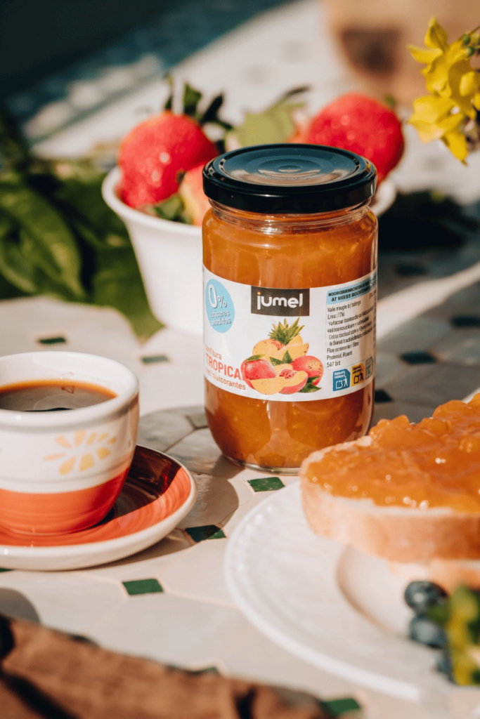 Un ejemplo de cómo conservar mermelada una vez abierta